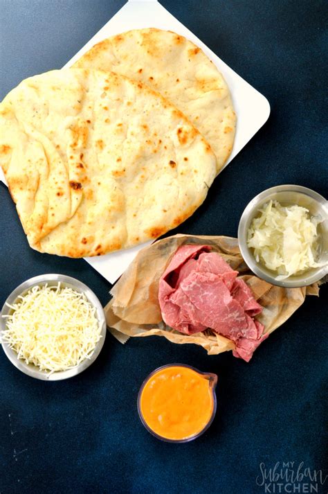 Reuben Pizza Recipe - My Suburban Kitchen