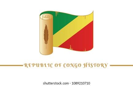 Republic Congo Flag Republic Congo History Stock Vector (Royalty Free ...