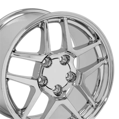 Corvette Wheel - C5 Z06 Rim - CV04 17x9.5 Chrome Corvette Rim