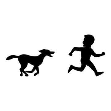 A Smiling Boy And A Dog Shadow Human Wooden Vector, Shadow, Human ...