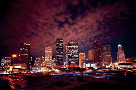 Downtown Houston Skyline Wallpapers - Top Free Downtown Houston Skyline ...