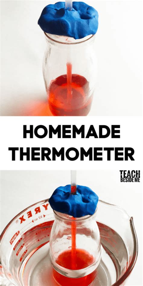 Homemade Thermometer Science Experiment - Teach Beside Me