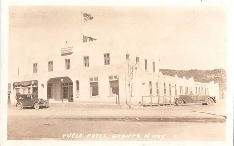 Rppc Yucca Hotel & Restaurant Grants New Mexico Old Car Street View D11 | New mexico, Turks and ...