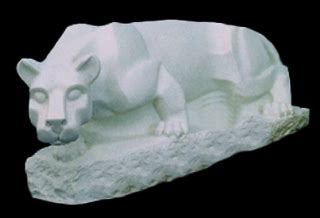 Nittany Lion Shrine Reproduction of Mascot