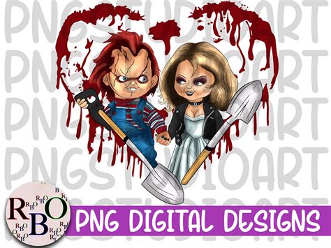 Chucky Bride of Chucky PNG Digital Download Heart Png - Etsy Canada