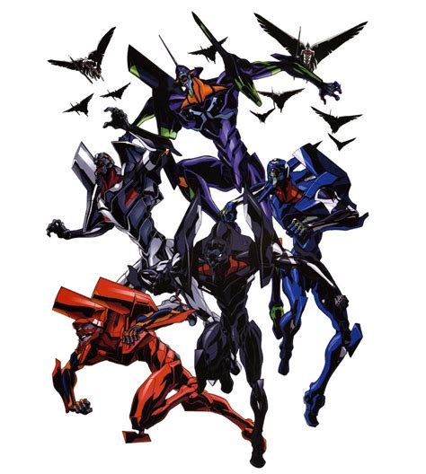 The Full line of Eva Unit | Neon genesis evangelion, Evangelion, Neon evangelion