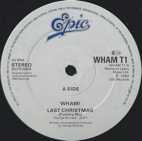 Wham! - Last Christmas (1985, Vinyl) | Discogs