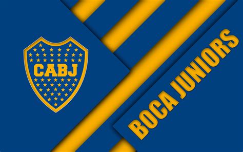 Download Emblem Logo Soccer Boca Juniors Sports 4k Ultra HD Wallpaper