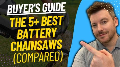 TOP 5 BEST BATTERY CHAINSAWS - Best Cordless Chainsaw Review (2023) - YouTube