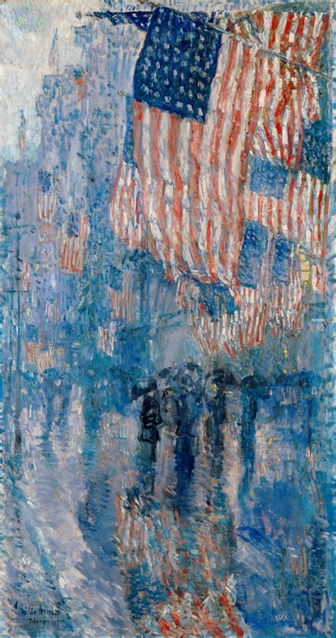 Childe Hassam | Flag series / La serie delle bandiere | Tutt'Art@ | Pittura • Scultura • Poesia ...