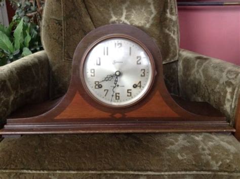 SESSIONS ANTIQUE MANTLE CLOCK WESTMINSTER CHIMES -- Antique Price Guide Details Page