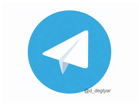 Telegram Logo animation by Dima Degtyar / d_degtyar on Dribbble