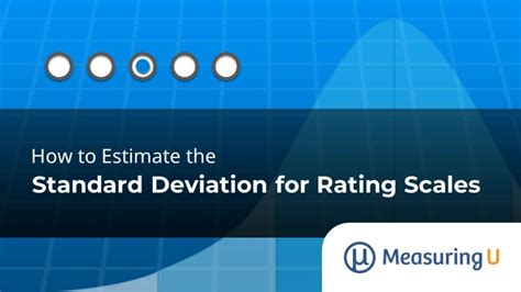 How to Estimate the Standard Deviation for Rating Scales – MeasuringU