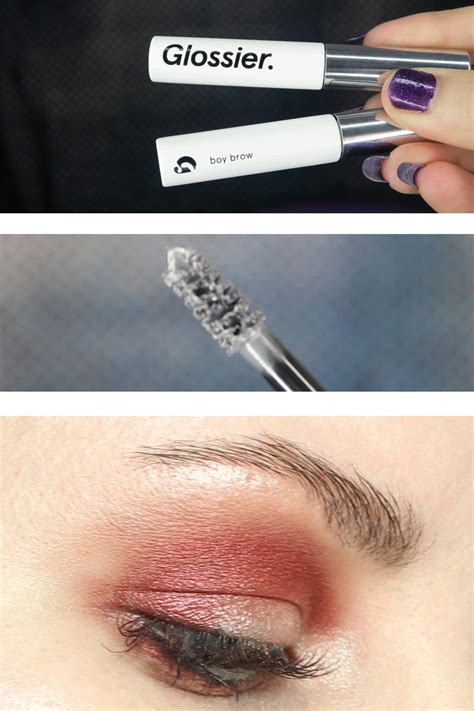 Glossier Boy Brow Review & Comparison of Brown & Black