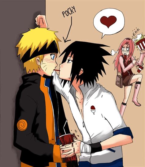 Naruto And Sasuke Kissing Wallpaper | Naruto Fandom