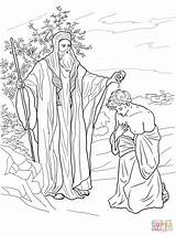 Samuel Anoints Saul As King coloring Page  Free Printable Coloring Pages sketch template