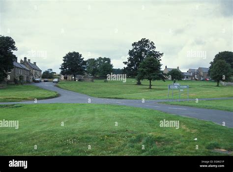 Elsdon Village green Northumberland England UK Stock Photo - Alamy