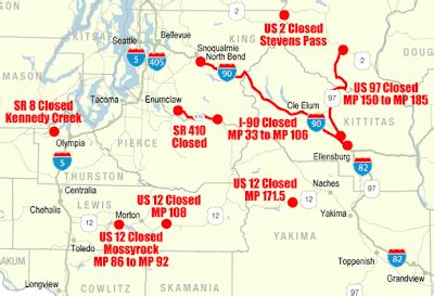 SRTC Transportation Blog: Washington State Road Closures