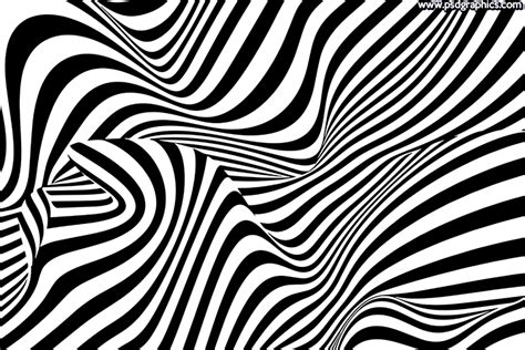 Black and white abstract stripes