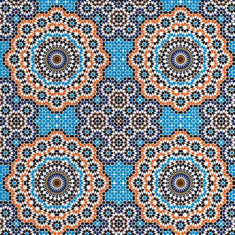 East Urban Home Moroccan Ceramic Tile Fabric | Wayfair