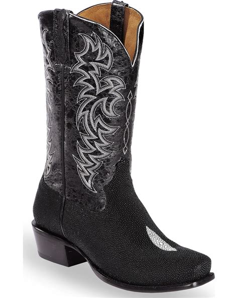 Moonshine Spirit Men's Stingray Exotic Boots - Square Toe | Boot Barn