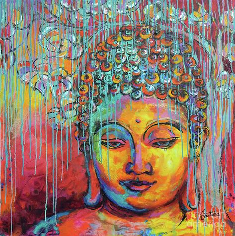 Buddha's Enlightenment Painting by Jyotika Shroff - Fine Art America