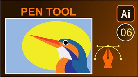Adobe Illustrator Training - Class 06 - Trace Vector Image with Pen Tool. | Pen tool illustrator ...