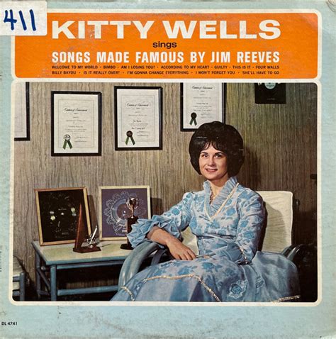 Kitty Wells – Kitty Wells Sings Songs Made Famous By Jim Reeves (1966 ...