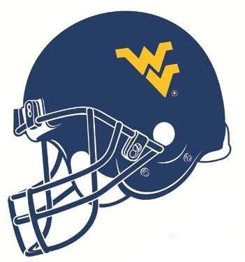 5 Inch WVU Football Helmet Decal West Virginia University | Etsy