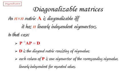 Diagonalization 3 - YouTube