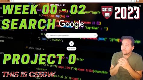 CS50W Project 0 | CS50W Week 0 HTML, CSS | Project 0 | Beginners Guide ...