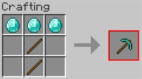 How to craft a diamond pickaxe in Minecraft 1.19 update