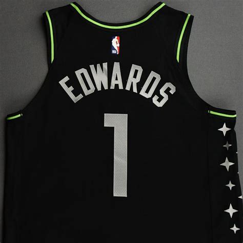 Anthony Edwards - Minnesota Timberwolves - Game-Worn City Edition ...