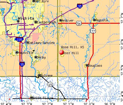 Rose Hill, Kansas (KS 67133) profile: population, maps, real estate, averages, homes, statistics ...