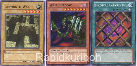 Yugioh Wall Shadow + Labyrinth Wall + Magical Labyrinth Set | eBay