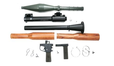 Arrow dynamics rpg-7 rocket launcher (40mm – real wood) – Extreme Airsoft