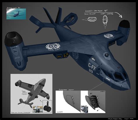 Vtol Aircraft Concept Art