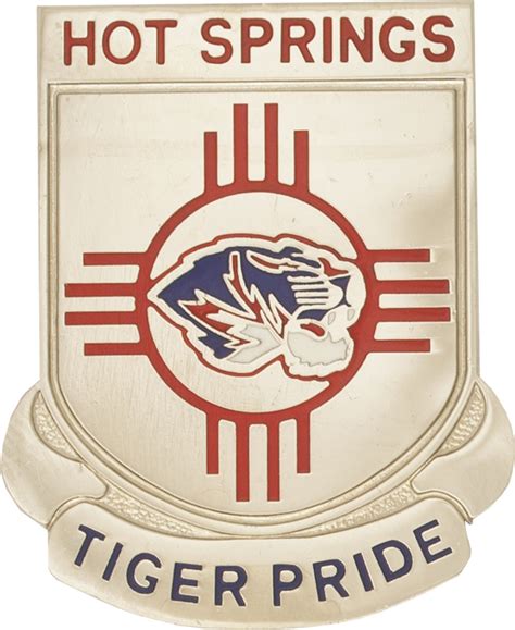 Hot Springs High School (Hot Springs Tiger Pride) JROTC Unit Crest