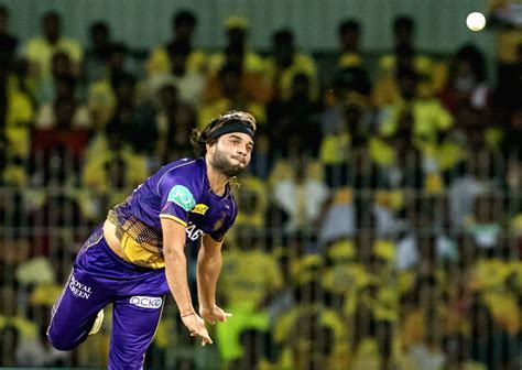 KKR's bowler Suyash Sharma bowls during the IPL 2023 match