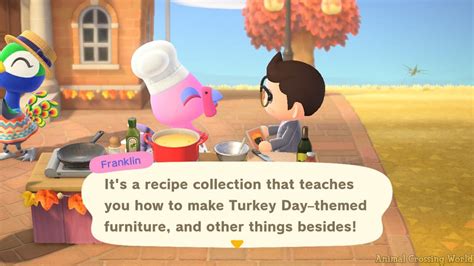 Animal Crossing New Horizons Turkey Day DIY Recipes Guide