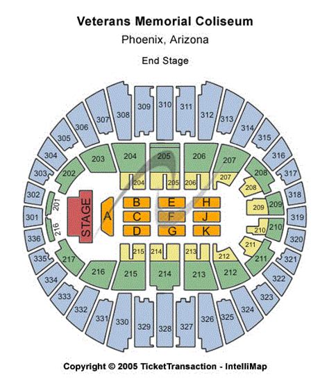 Arizona Veterans Memorial Coliseum Seating Chart | Arizona Veterans Memorial Coliseum Event ...