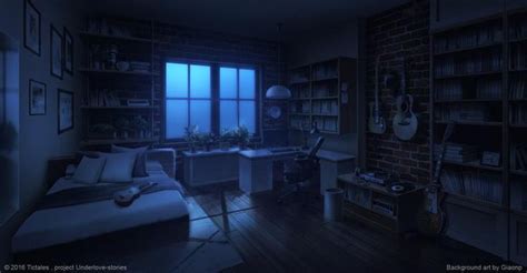 Bed Room - Night - Visual Novel Background by giaonp on DeviantArt | Episode interactive ...