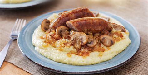 Creamy Polenta with Sausage and Mushrooms - Safeway