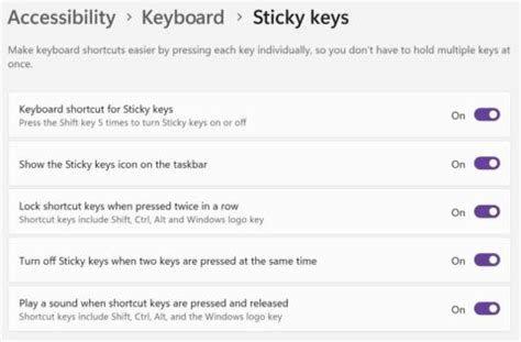 Windows Keyboard Accessibility Options That Make It Easier to Type and Use Keyboard Shortcuts