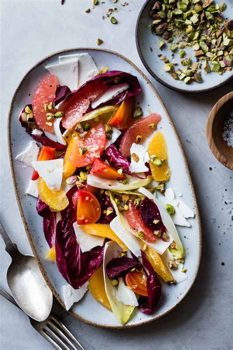 Beet, Citrus, & Chicory Salad with Ricotta Salata and Pistachios • The Bojon Gourmet