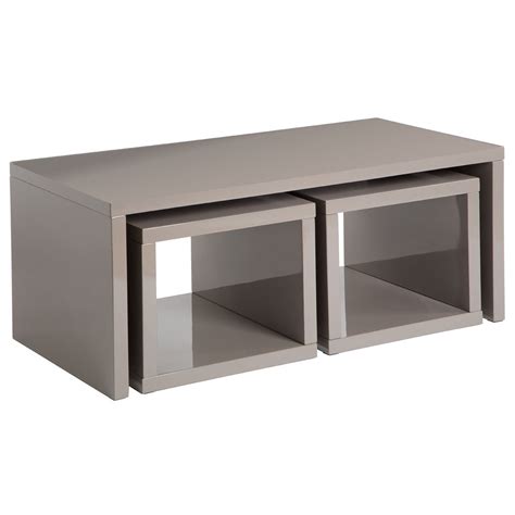 Madrid Coffee Table With 2 Under Tables | Contemporary Lounge Furniture