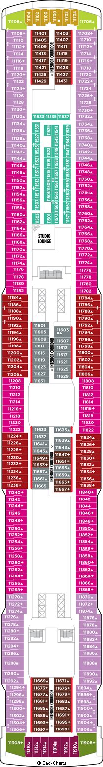 Norwegian Breakaway Deck Plans: Ship Layout, Staterooms & Map - Cruise ...