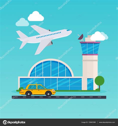 Airport Cartoon Clipart