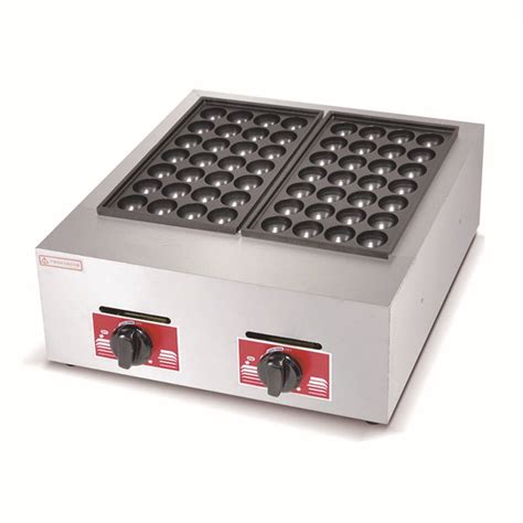 LPG Gas Takoyaki Machine/Takoyaki Grill Maker Commercial Gas Takoyaki Machine Non Stick Cooker ...