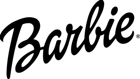 Barbie Logo Black and White (1) – Brands Logos